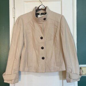 Banana Republic lined wool button coat/jacket women's (extra large, XL)